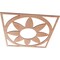 Ekena Millwork Blume Wood Fretwork Pierced Ceiling Medallion, Cherry, 28"OD x 9 3/4"ID x 3/8"T CMWP28X28X0375BLCH - alternate 3